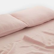 Linen Fitted Sheets Dove Marl King-Single gallery detail image