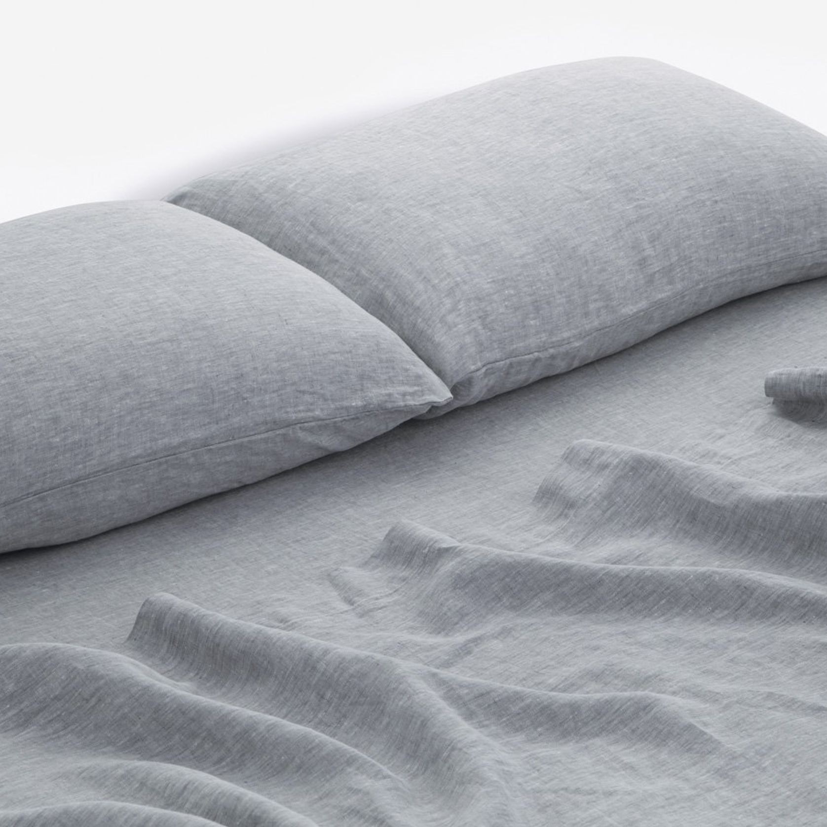 Pure Linen Super King Fitted Sheet gallery detail image