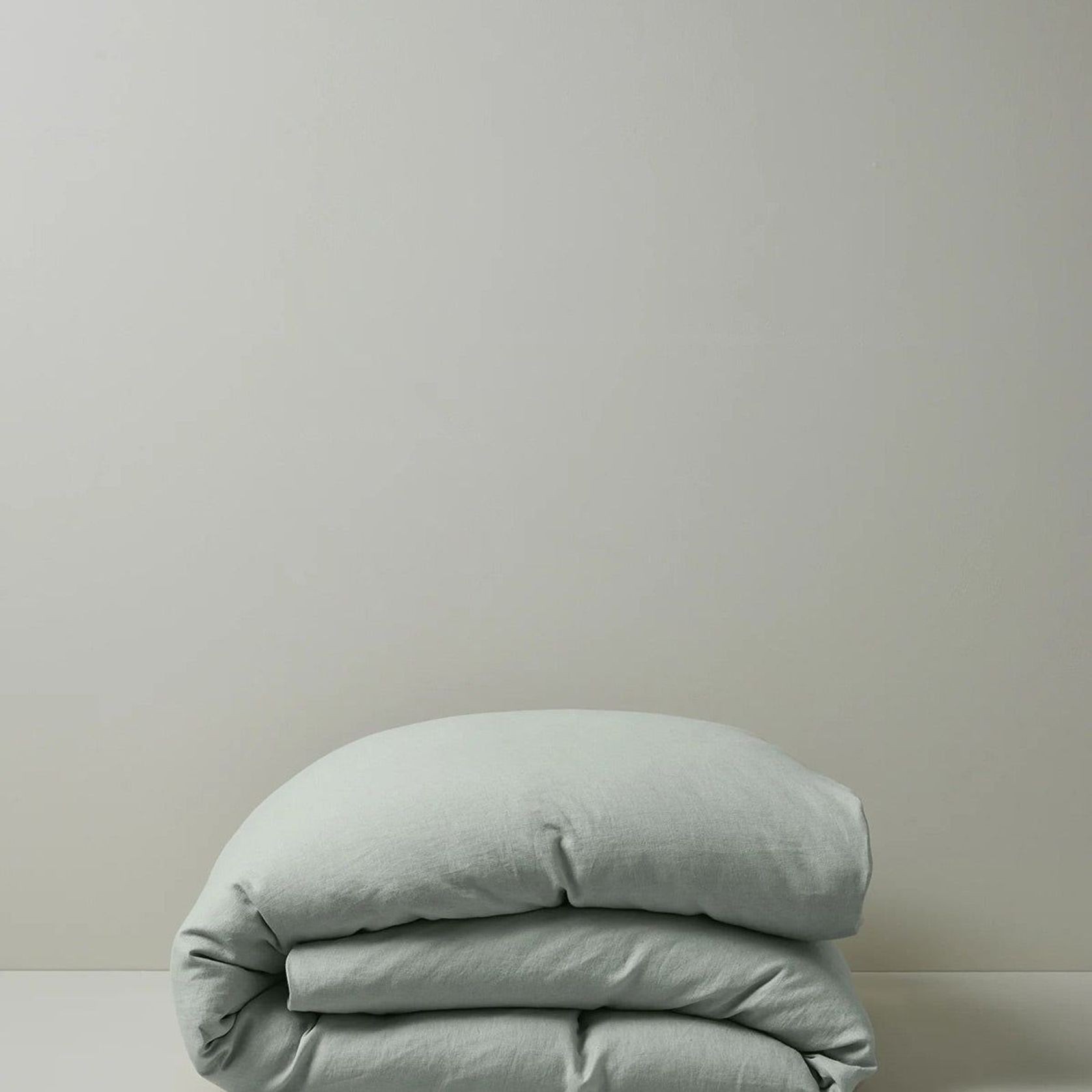 Ravello Linen Quilt Cover - Sage | Weave Home Bed Linen gallery detail image