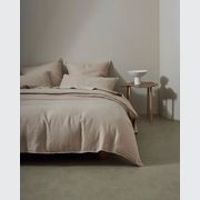 Ravello Linen Fitted Sheet - Shell | Weave Home Bed Linen gallery detail image
