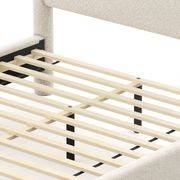Liora Four Post Queen Bed Frame | Cream Boucle gallery detail image