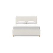 Lanore Queen 2 Drawer Storage Bed Frame | Canvas Ivory gallery detail image