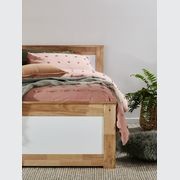 Coco King Single Bed with Trundle | Natural Hardwood gallery detail image