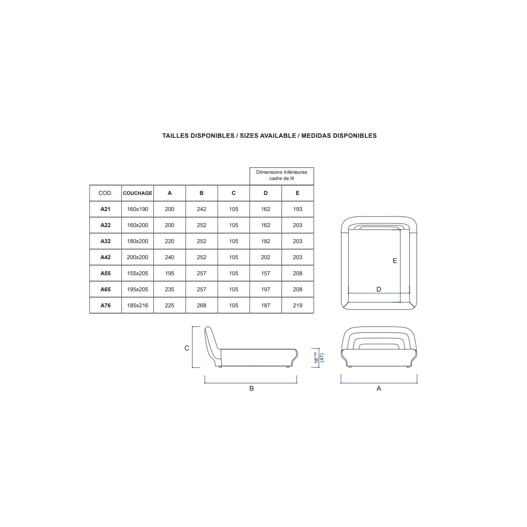 Paresse bed gallery detail image