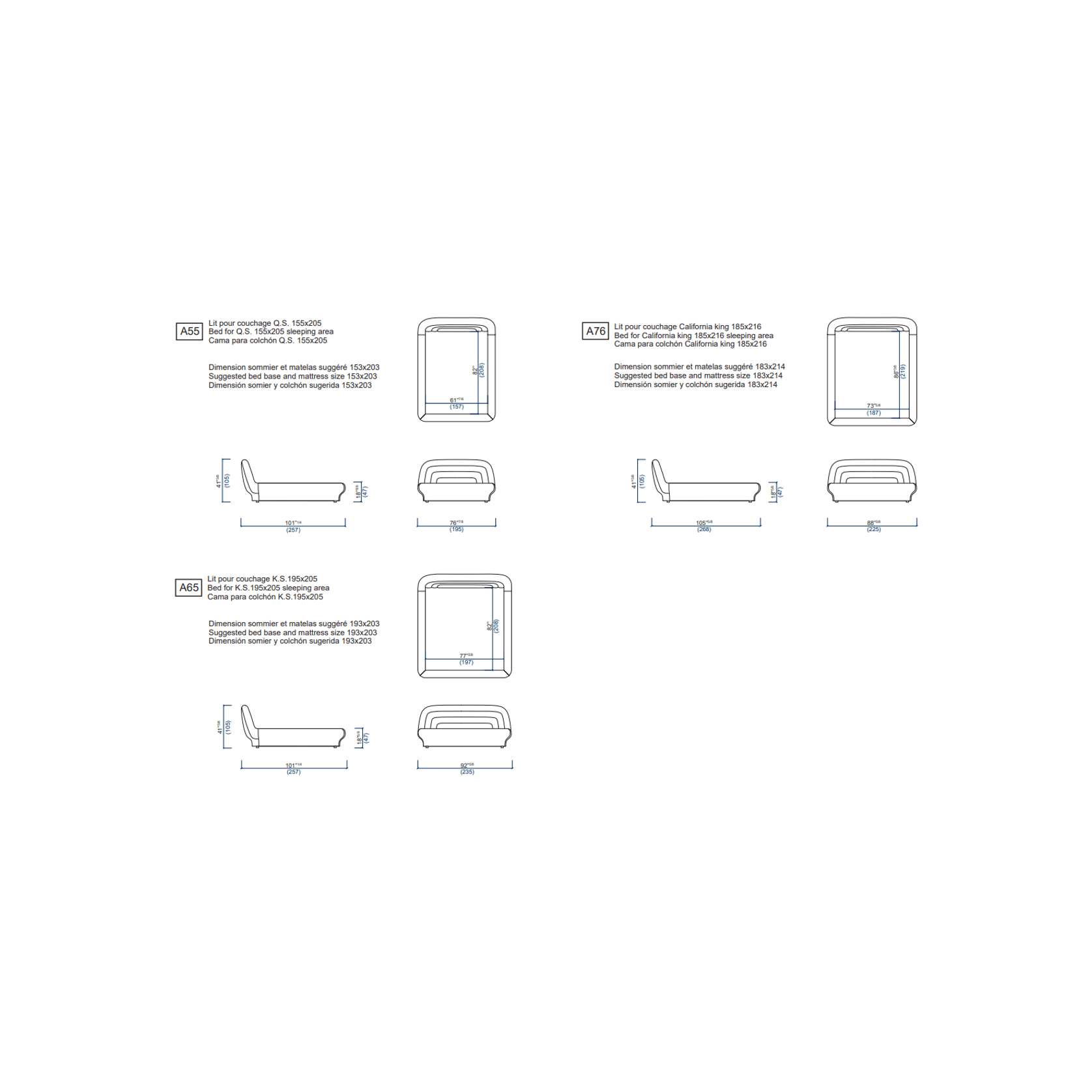 Paresse bed gallery detail image