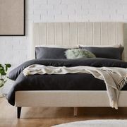 Cannes 2PCE Double Upholstered Headboard and Bed Base B gallery detail image