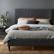 Cannes 2PCE Queen Upholstered Headboard and Base Bundle gallery detail image