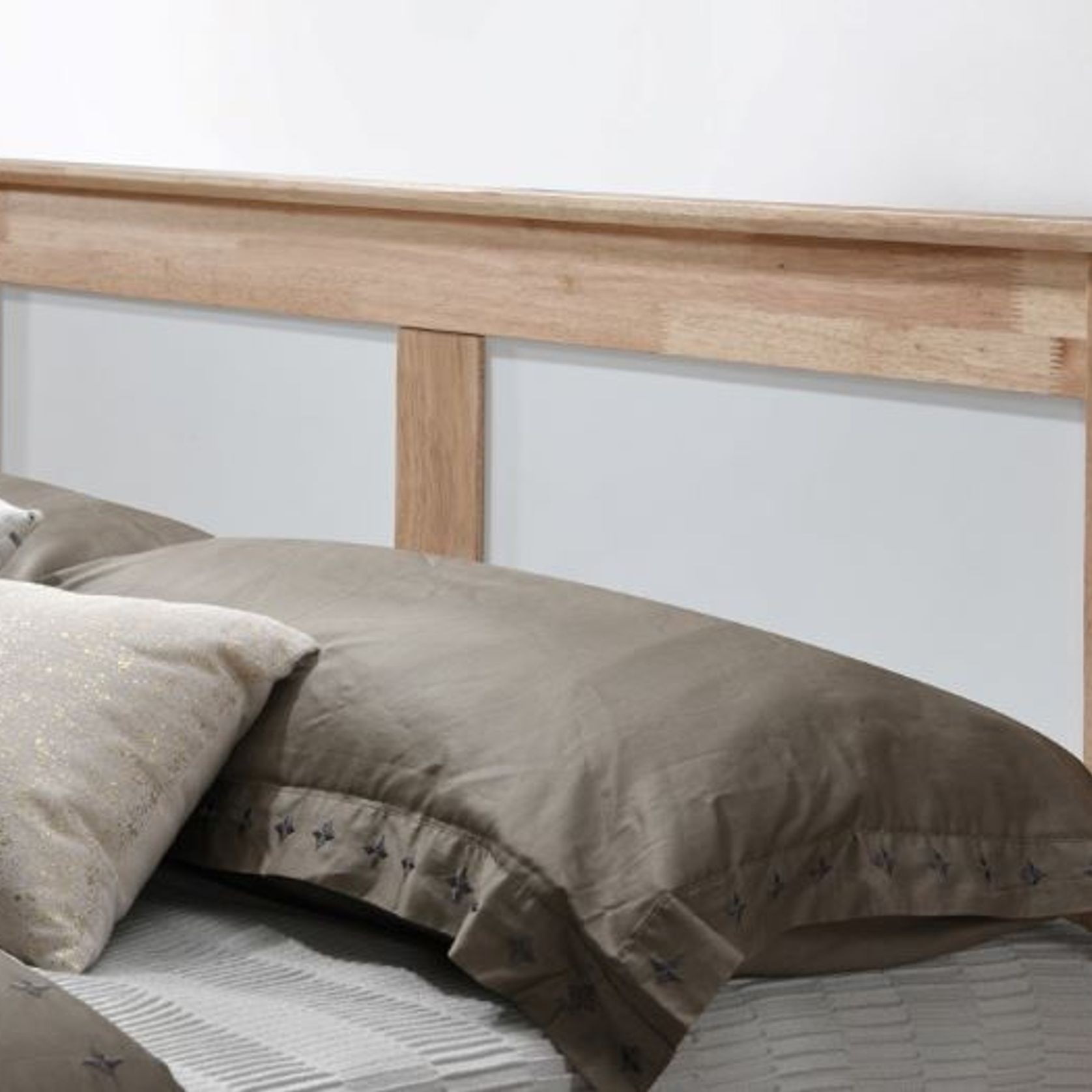Coco Double Bed with Trundle | Natural Hardwood Frame gallery detail image