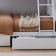 Myer White Triple Bunk Bed with Storage | Hardwood Frame gallery detail image