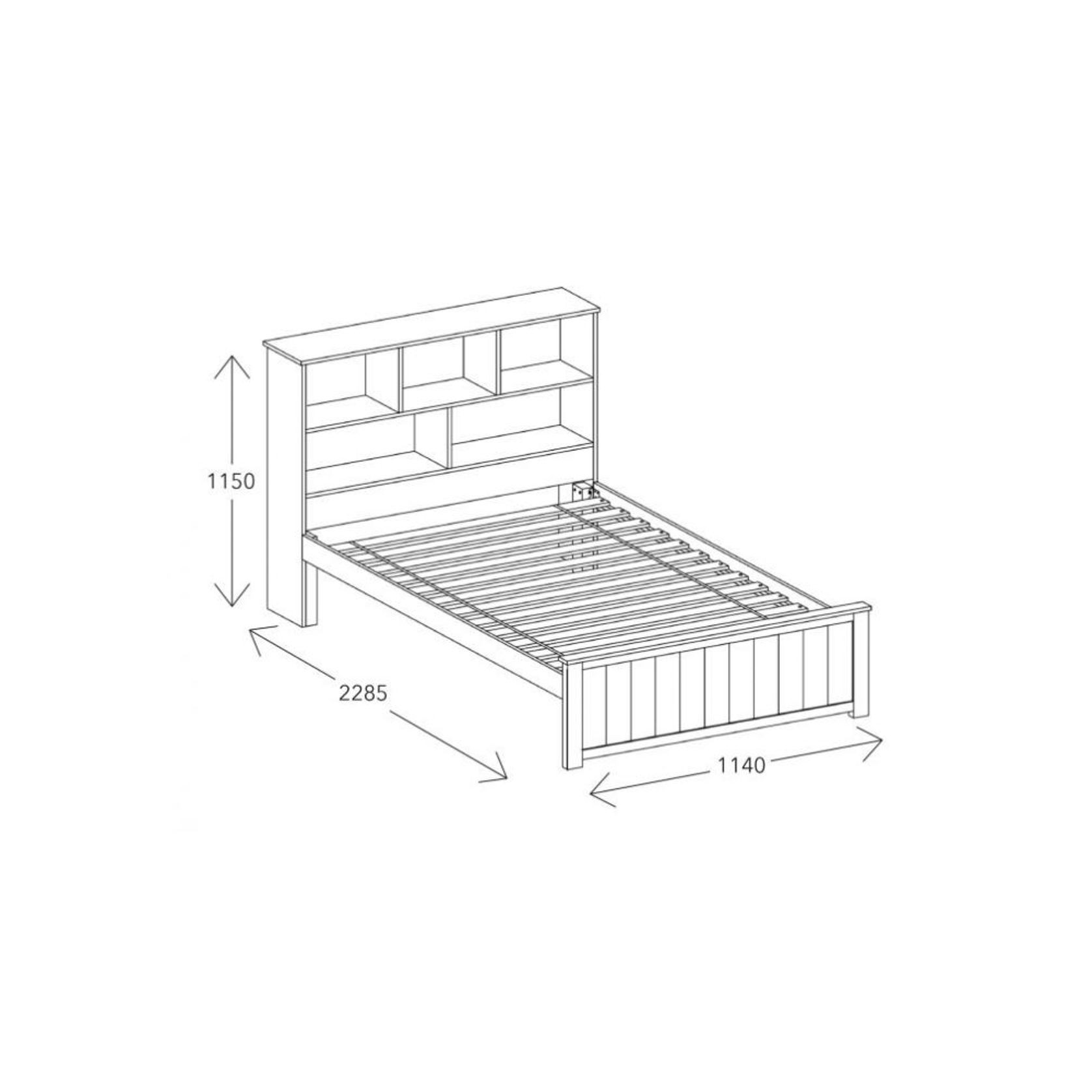 Myer King Single Bed with Trundle Natural Hardwood ArchiPro AU