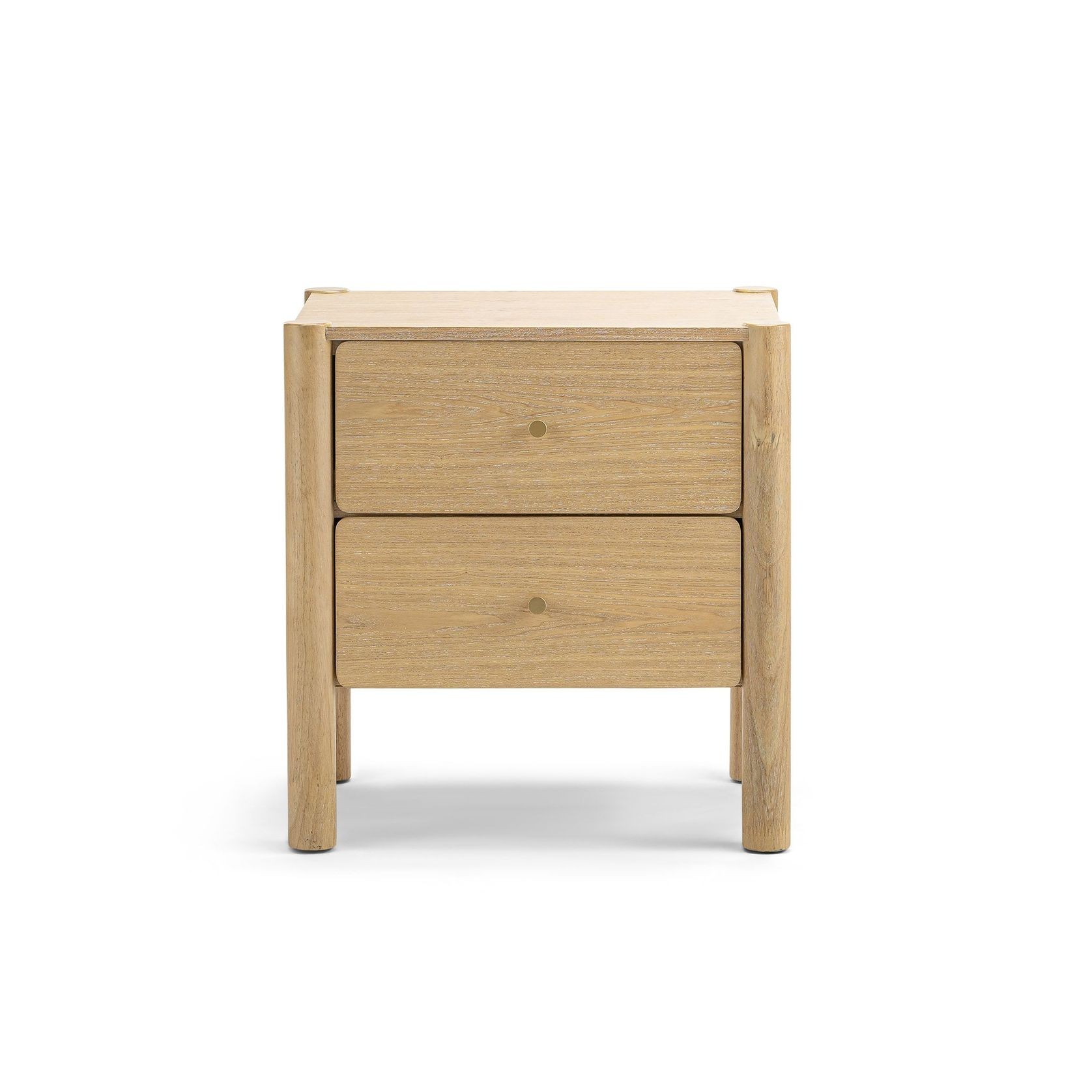Levi 1 Drawer Bedside Table | Natural Ash gallery detail image