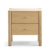 Levi 1 Drawer Bedside Table | Natural Ash gallery detail image
