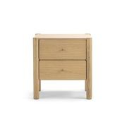 Levi 1 Drawer Bedside Table | Natural Ash gallery detail image