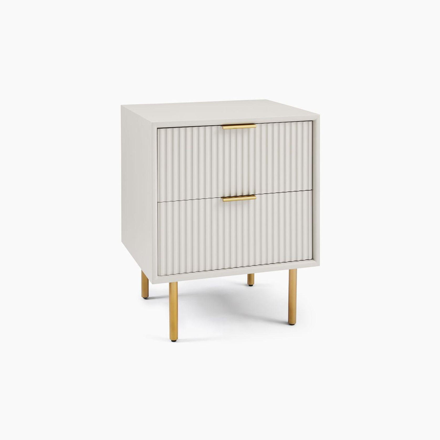 Quinn Closed 2-Drawer Bedside Table gallery detail image