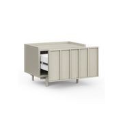 Linea 1 Drawer Bedside Table | Putty gallery detail image
