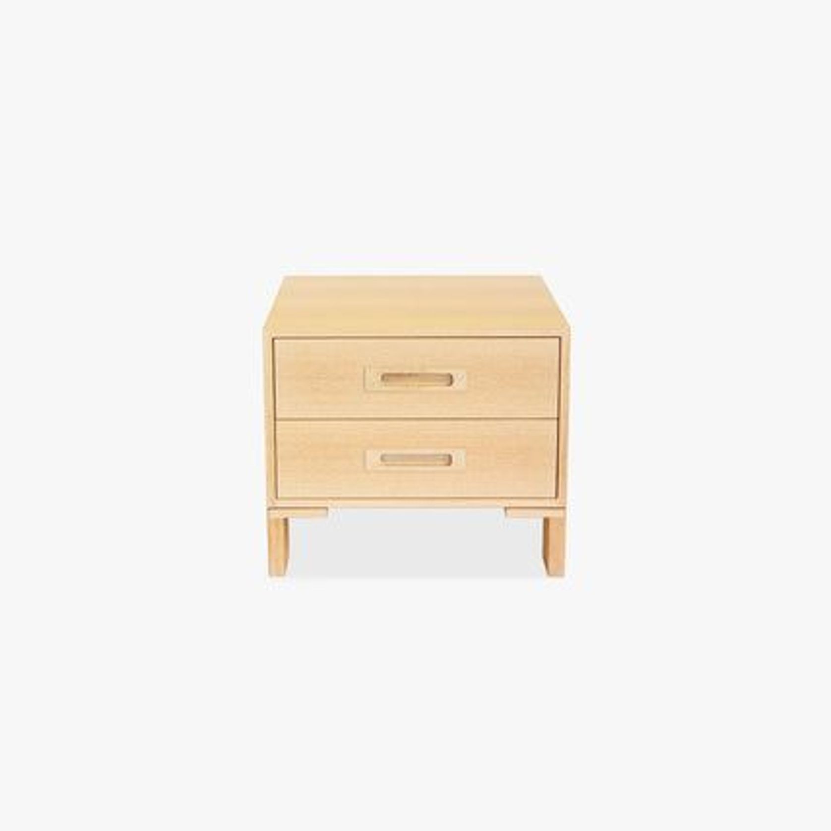 Sto Bedside (2 drawer) - Table by Apartmento gallery detail image