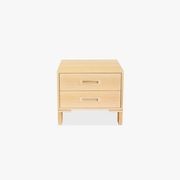 Sto Bedside (2 drawer) - Table by Apartmento gallery detail image