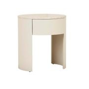 Oberon Crescent Marble Bedside gallery detail image