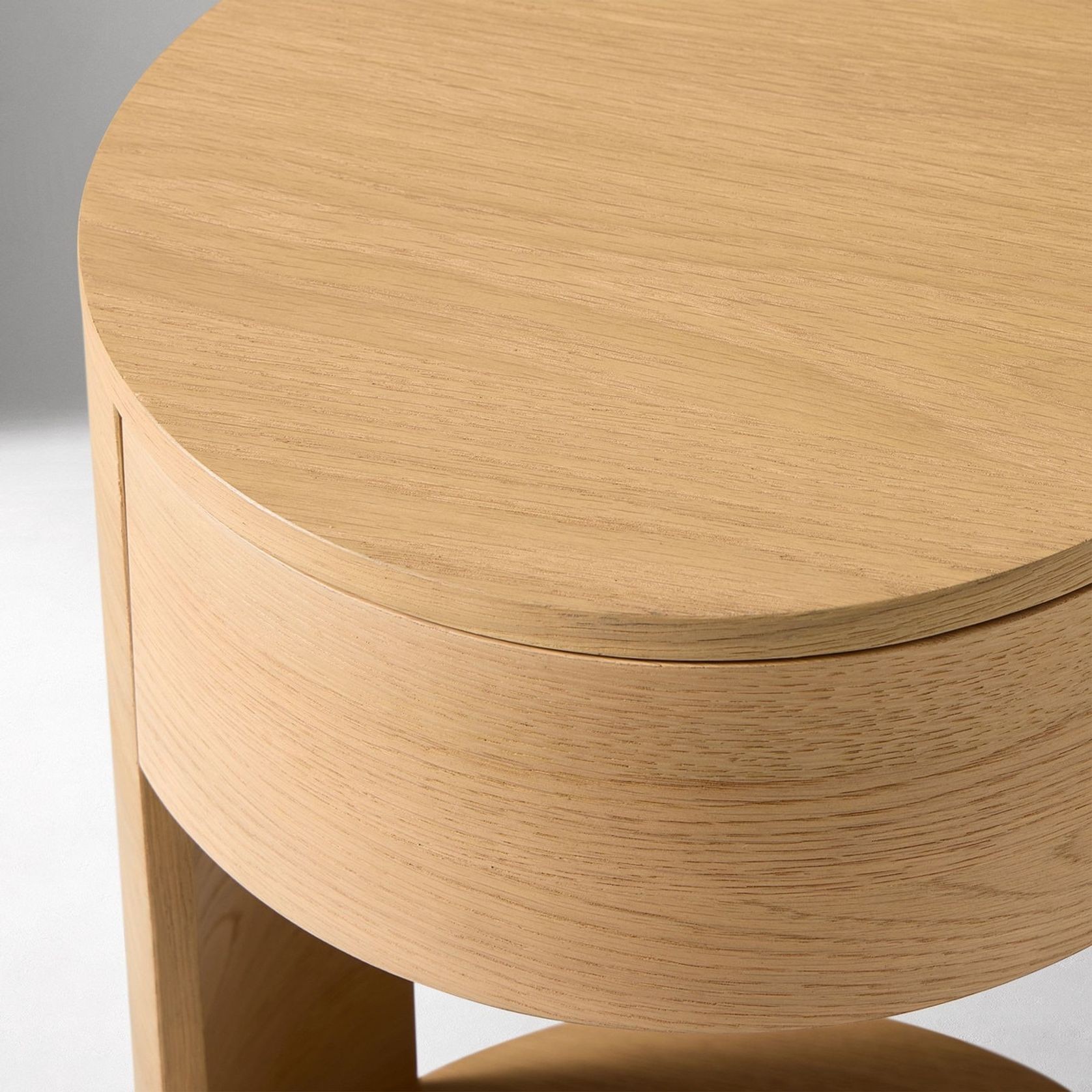 Claremont Round Bedside Table gallery detail image