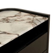 Elsie Two Drawer Bedside gallery detail image