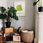 Mid-Century Closed Bedside Table gallery detail image