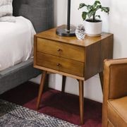 Mid-Century Closed Bedside Table gallery detail image