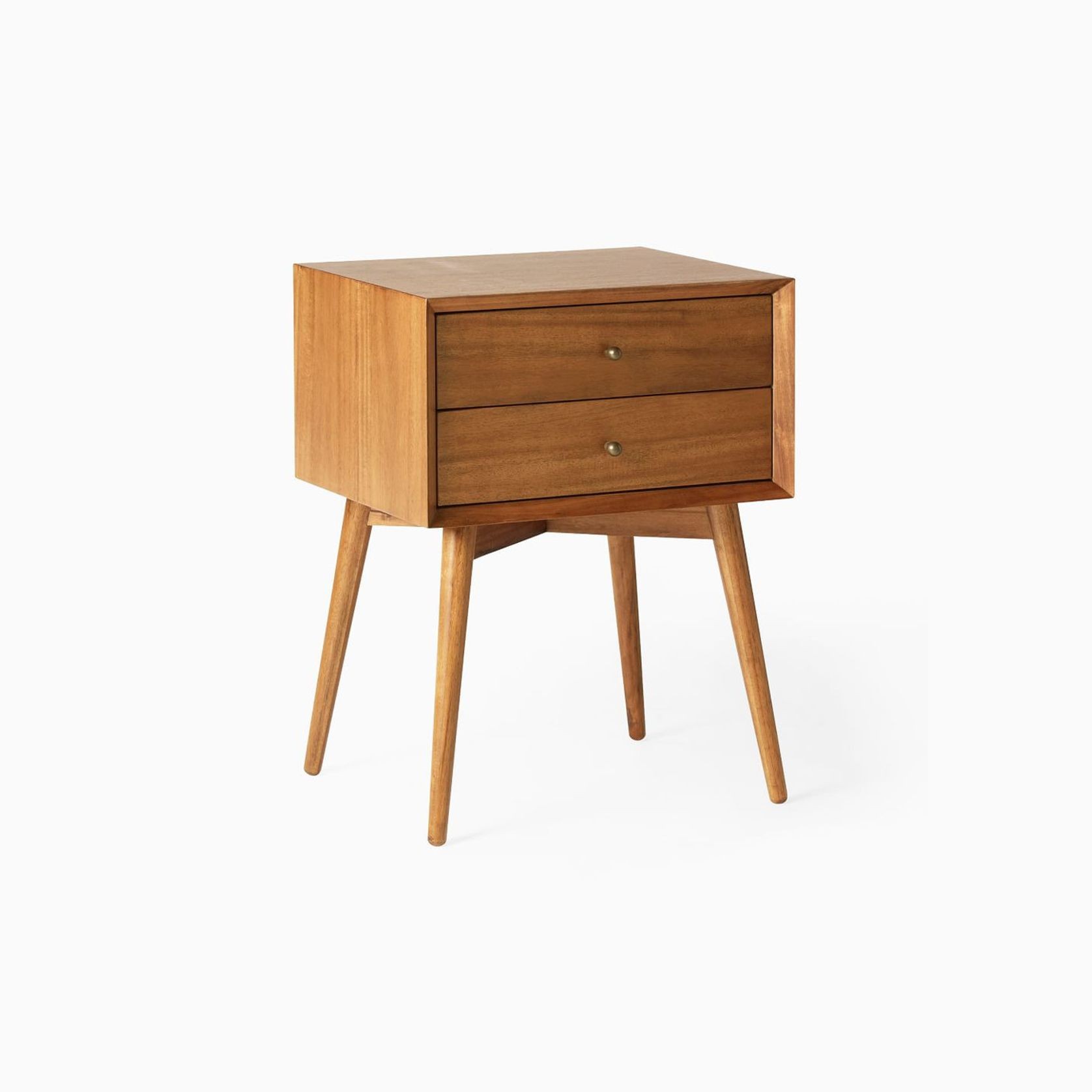 Mid-Century Closed Bedside Table gallery detail image