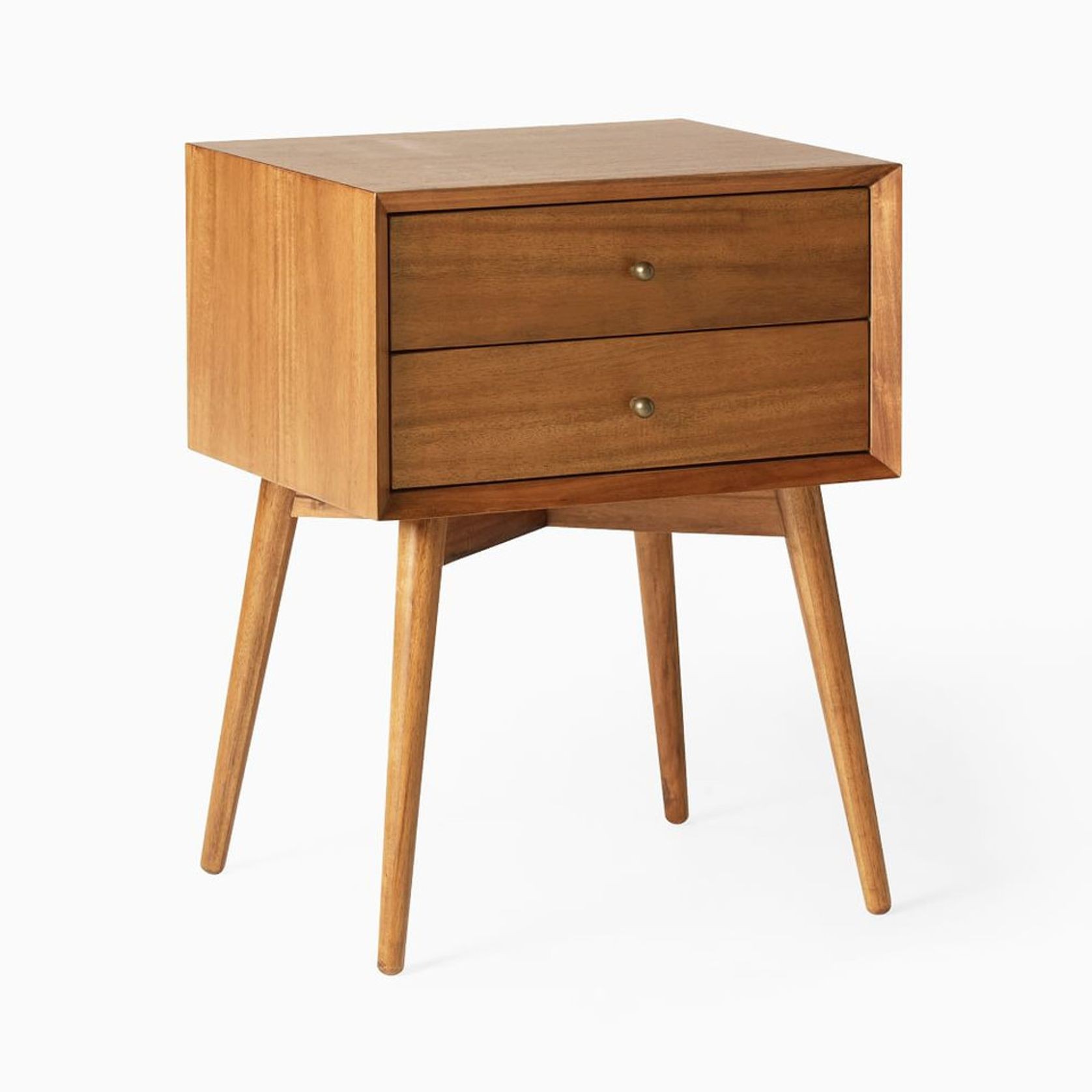 Mid-Century Closed Bedside Table gallery detail image