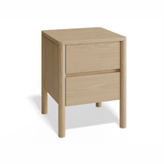 Nordica Bedside Table - Solid Oak gallery detail image