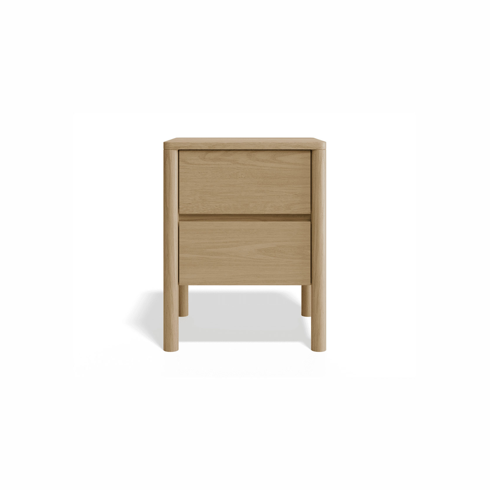 Nordica Bedside Table - Solid Oak gallery detail image