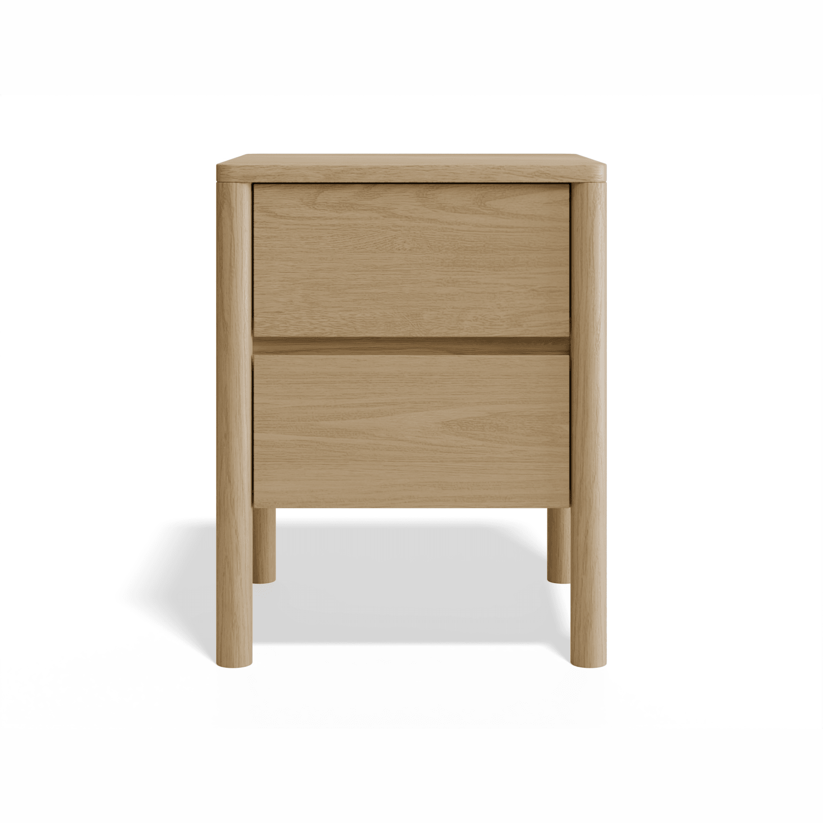 Nordica Bedside Table - Solid Oak gallery detail image