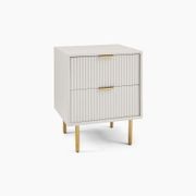 Quinn Closed 2-Drawer Bedside Table gallery detail image