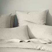 Ravello Linen Quilt Cover - Bone | Weave Home Bed Linen gallery detail image