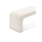 Harper 160cm Arch Bench Seat | Cream Bouclé gallery detail image