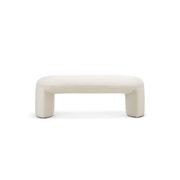 Remi 120cm Bench Seat | Teddy Cream gallery detail image