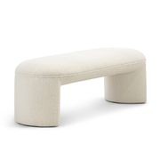 Remi 120cm Bench Seat | Teddy Cream gallery detail image
