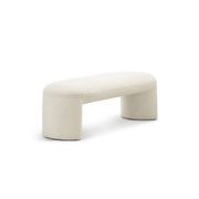 Remi 120cm Bench Seat | Teddy Cream gallery detail image