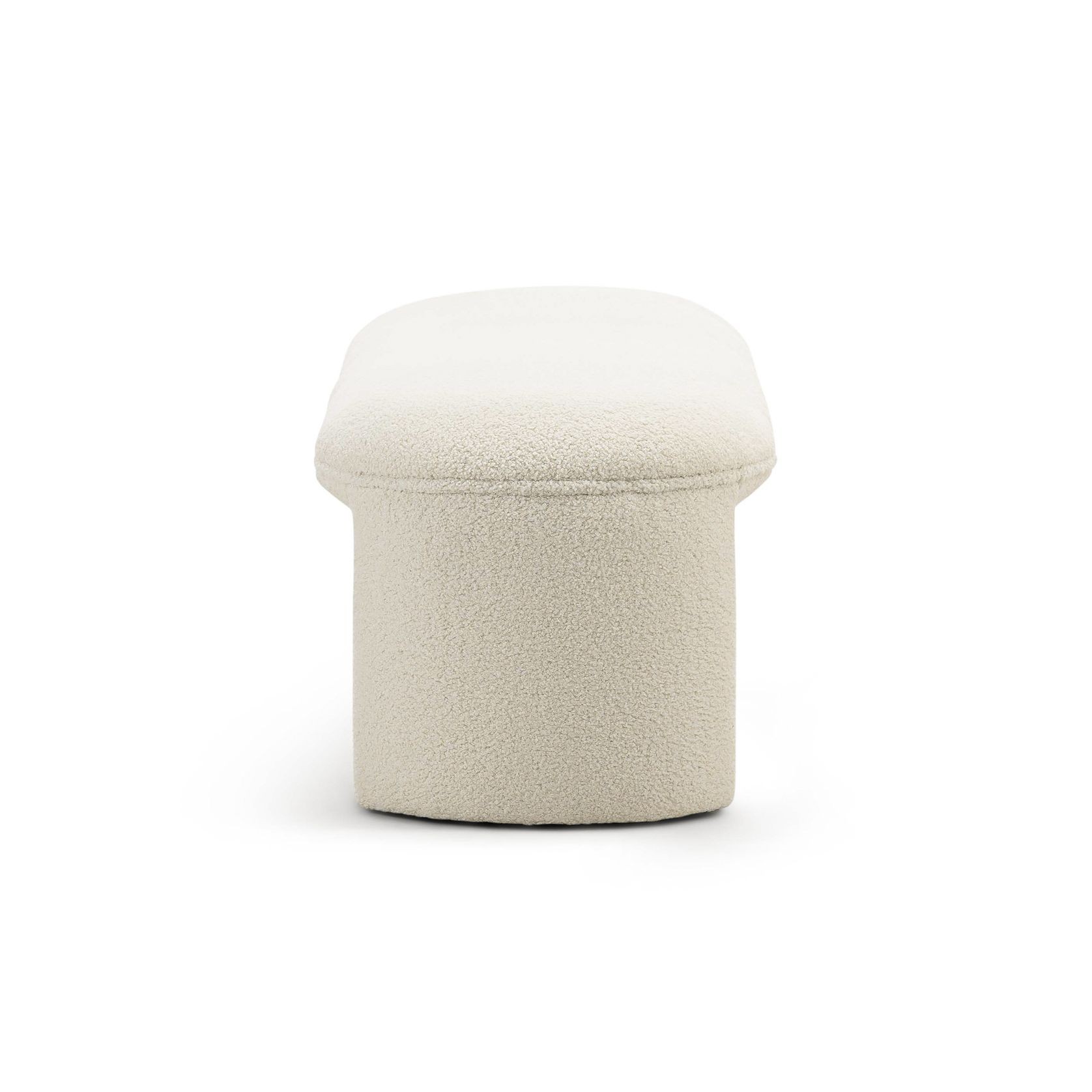 Remi 120cm Bench Seat | Teddy Cream gallery detail image