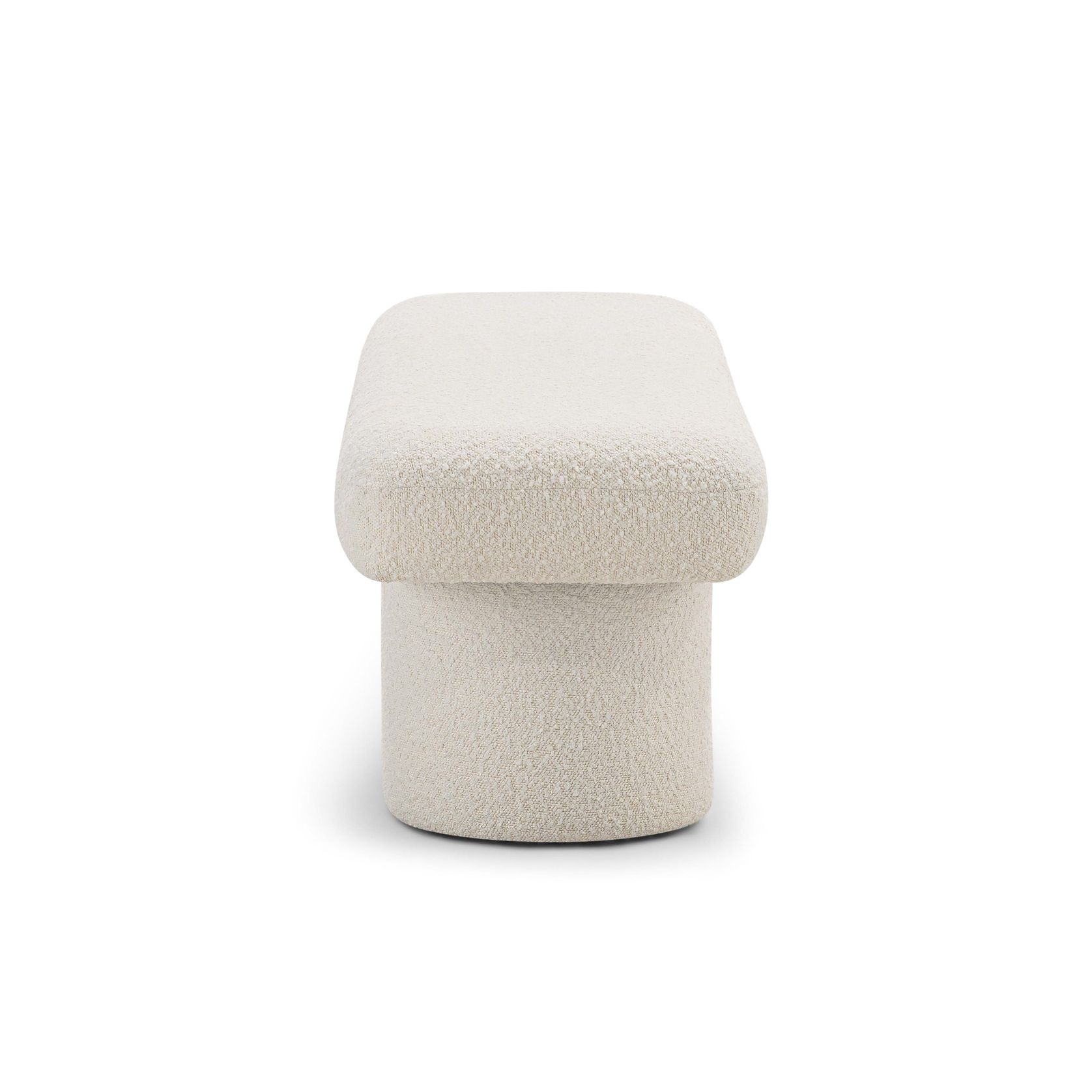 Nico 140cm Bench Seat | Cream Boucle gallery detail image