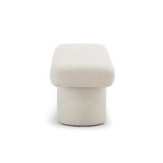 Nico 140cm Bench Seat | Cream Boucle gallery detail image
