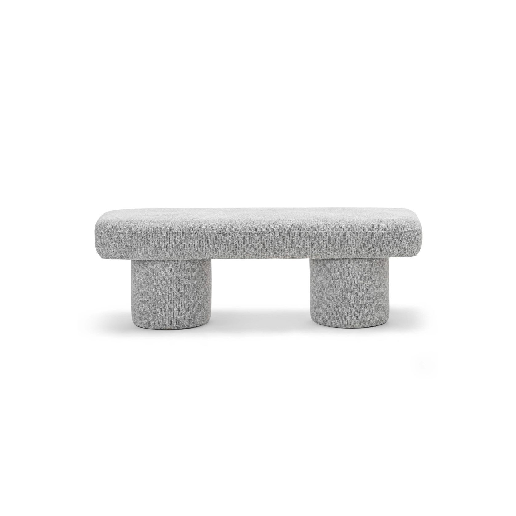 Nico 140cm Bench Seat | Hail Grey gallery detail image