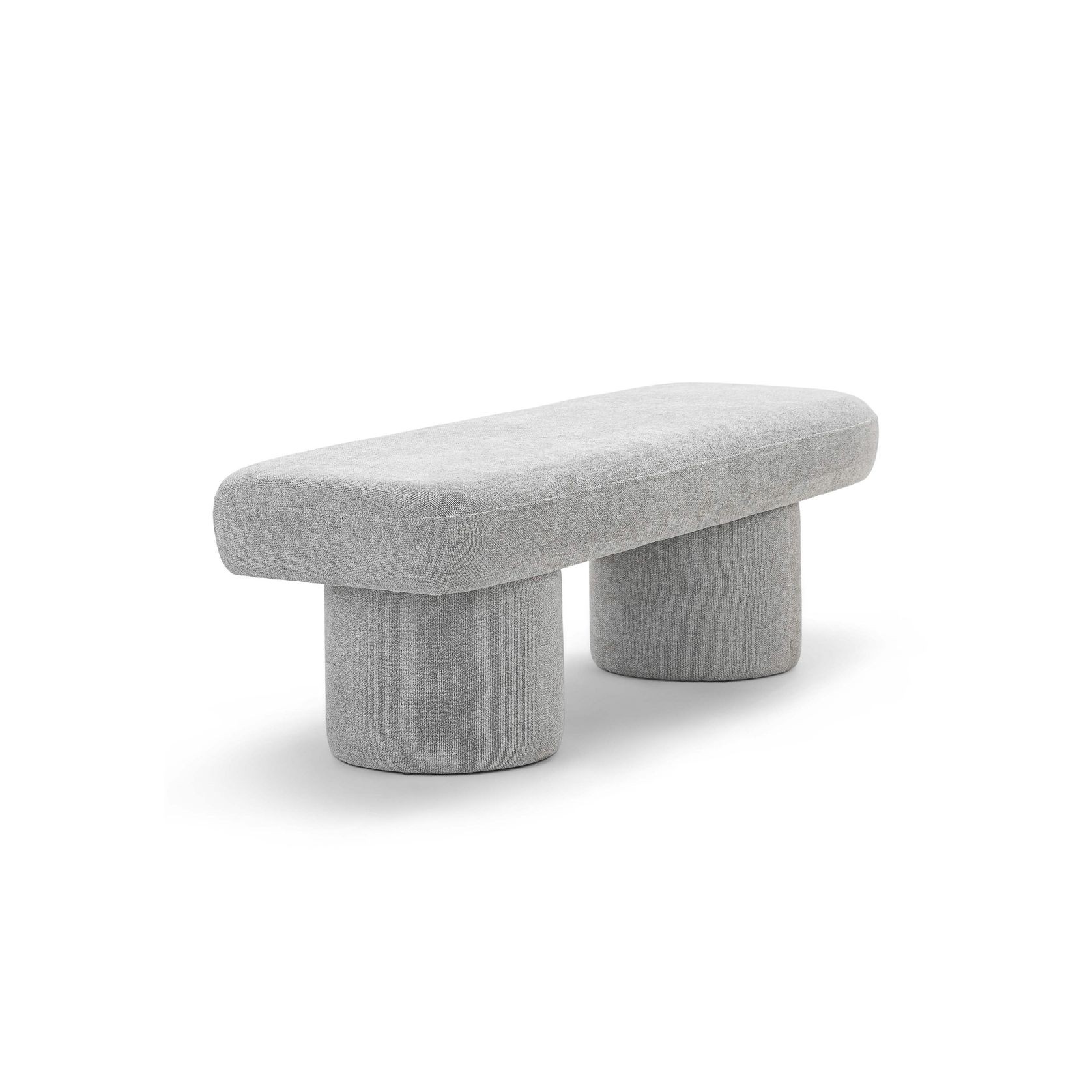 Nico 140cm Bench Seat | Hail Grey gallery detail image