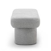 Nico 140cm Bench Seat | Hail Grey gallery detail image