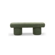 Nico 140cm Bench Seat | Moss Green gallery detail image