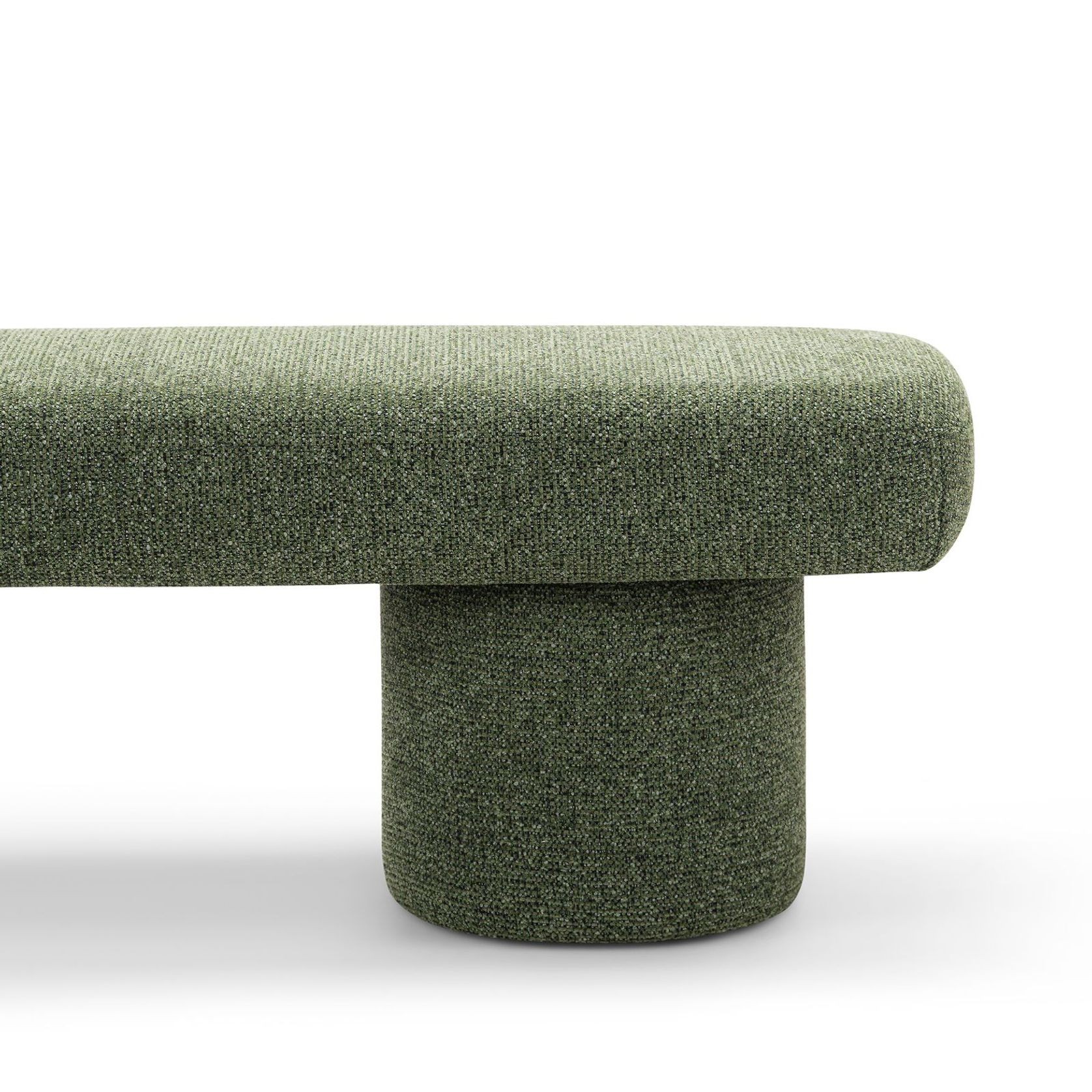Nico 140cm Bench Seat | Moss Green gallery detail image