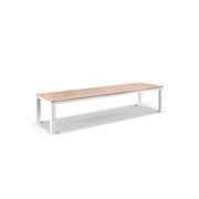 Balmoral 3.55m Teak Top Aluminium Table with Bench Seat gallery detail image