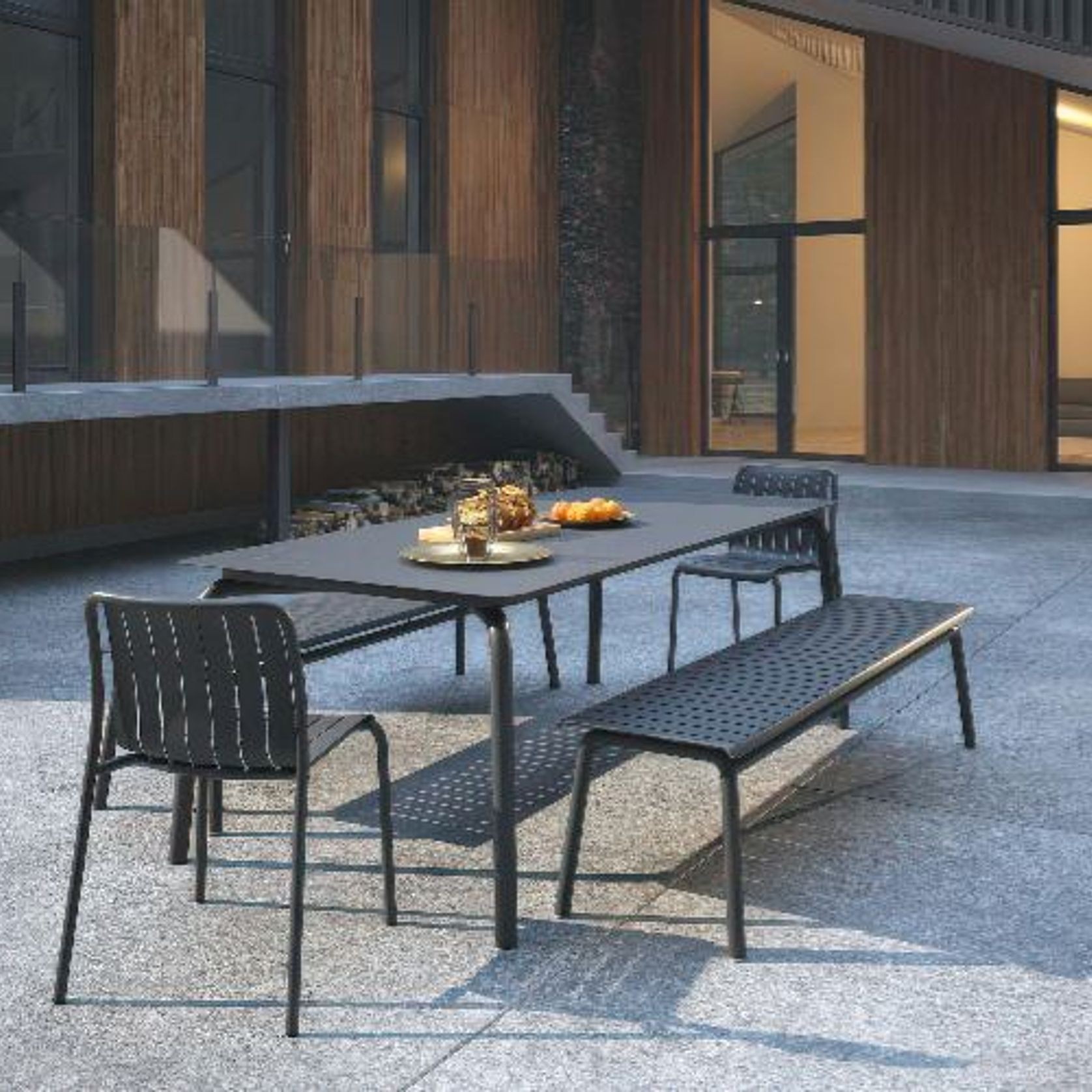 Roku Outdoor Bench 190cm gallery detail image