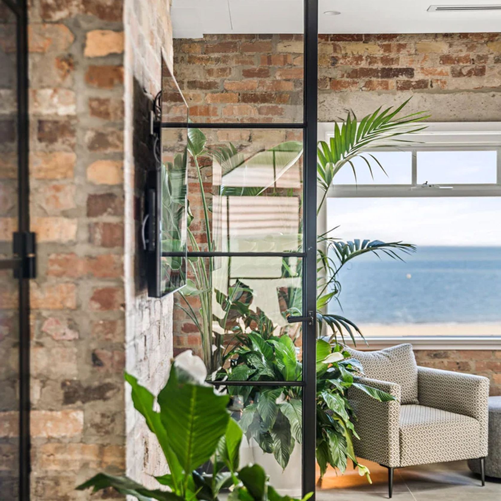 Steel Frame Glass Bifold Doors - Galvanised FPS50 gallery detail image