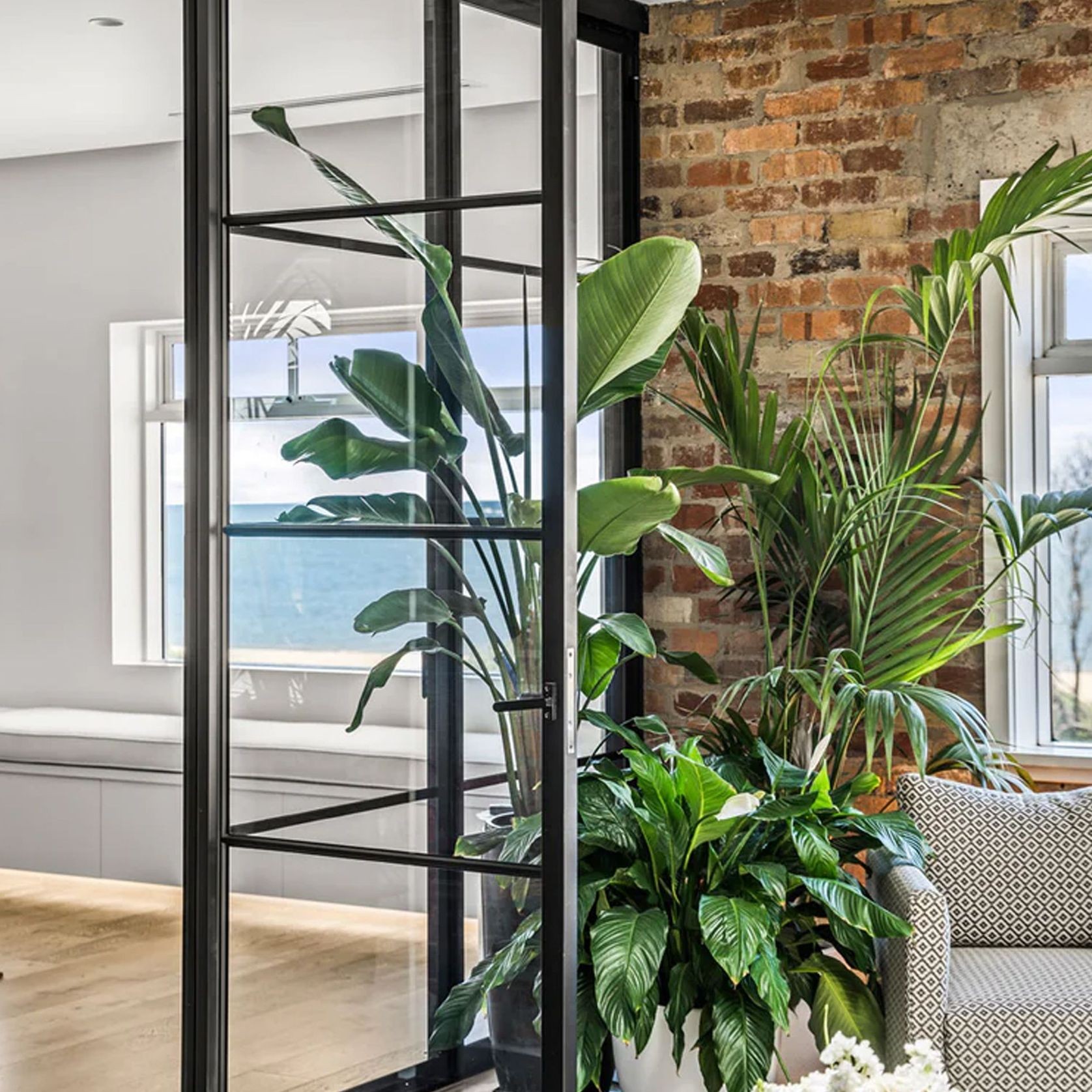 Steel Frame Glass Bifold Doors - Galvanised FPS50 gallery detail image