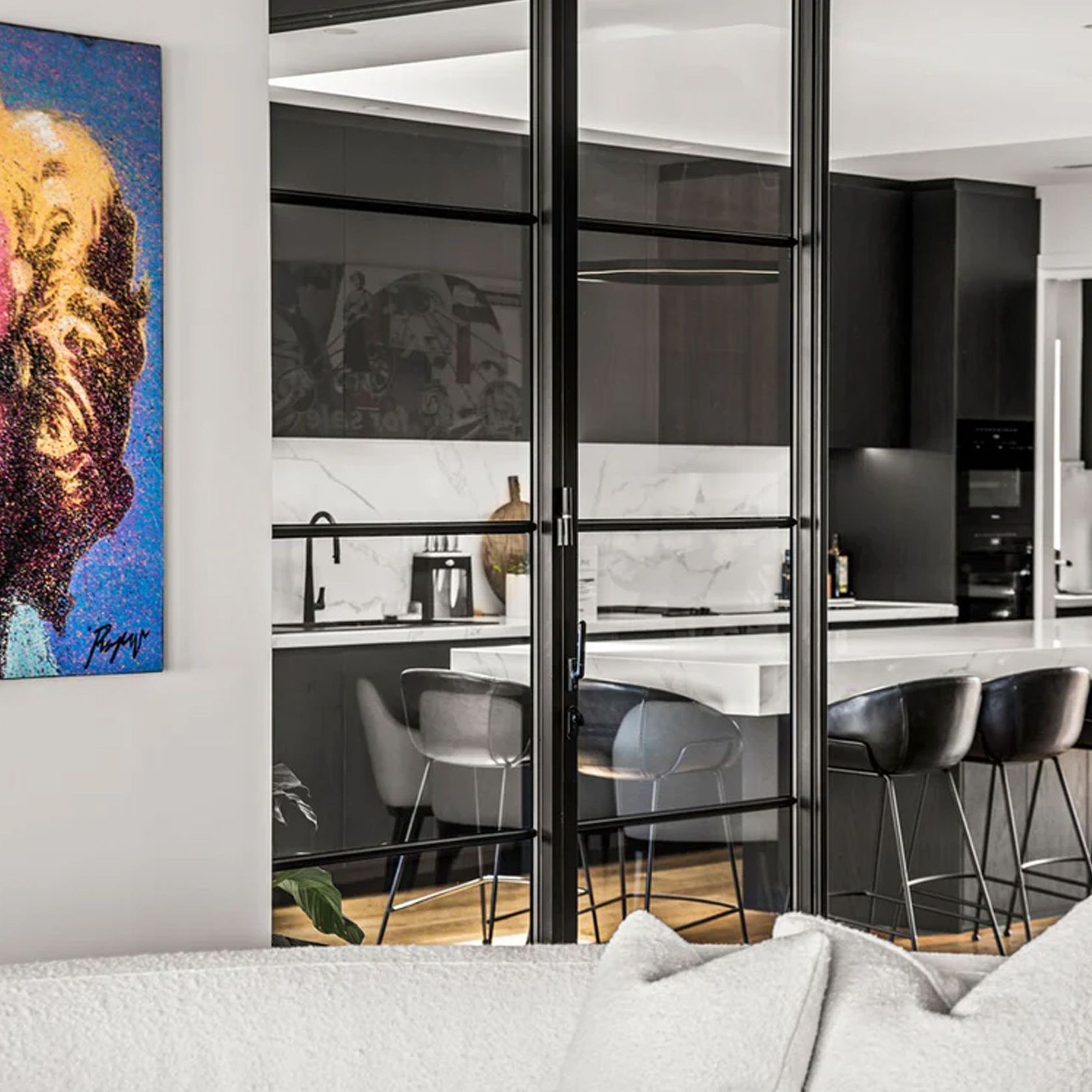 Steel Frame Glass Bifold Doors - Galvanised FPS50 gallery detail image